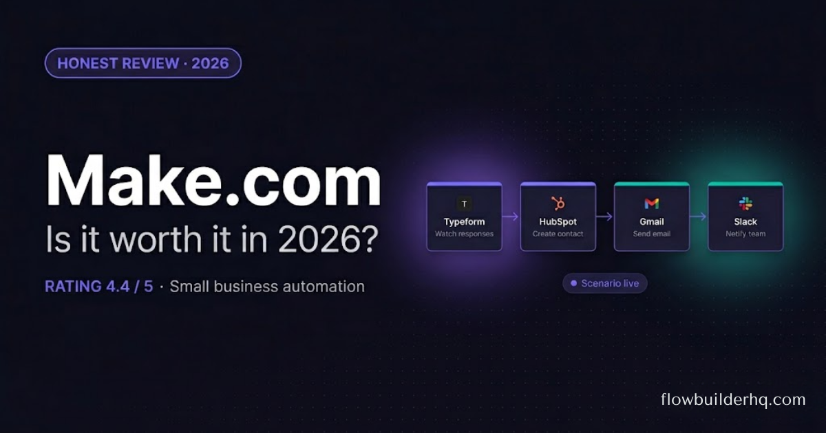 Make.com Review 2026: Is It Worth It for Small Business Automation?