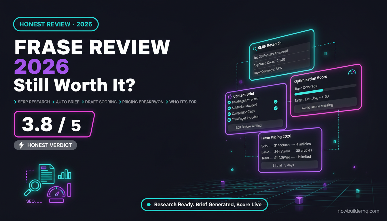 Frase Review 2026: Is It Still Worth It for Solopreneurs?