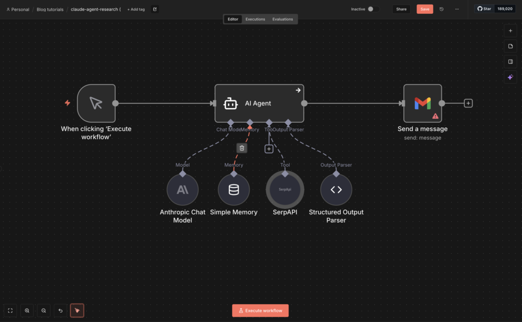 how to build an ai agent with n8n