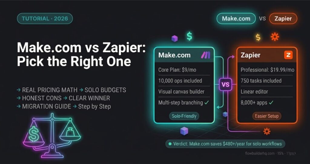 Make.com vs Zapier