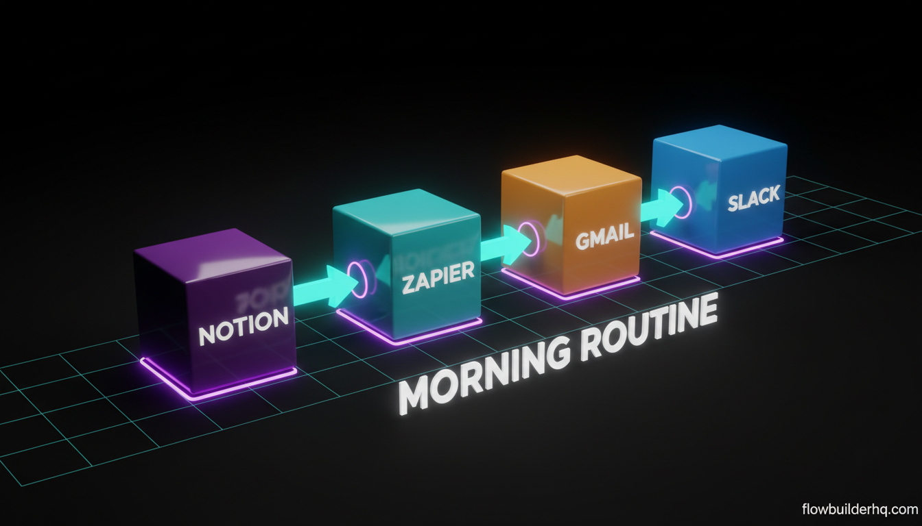 how to automate your solopreneur morning routine with no-code tools