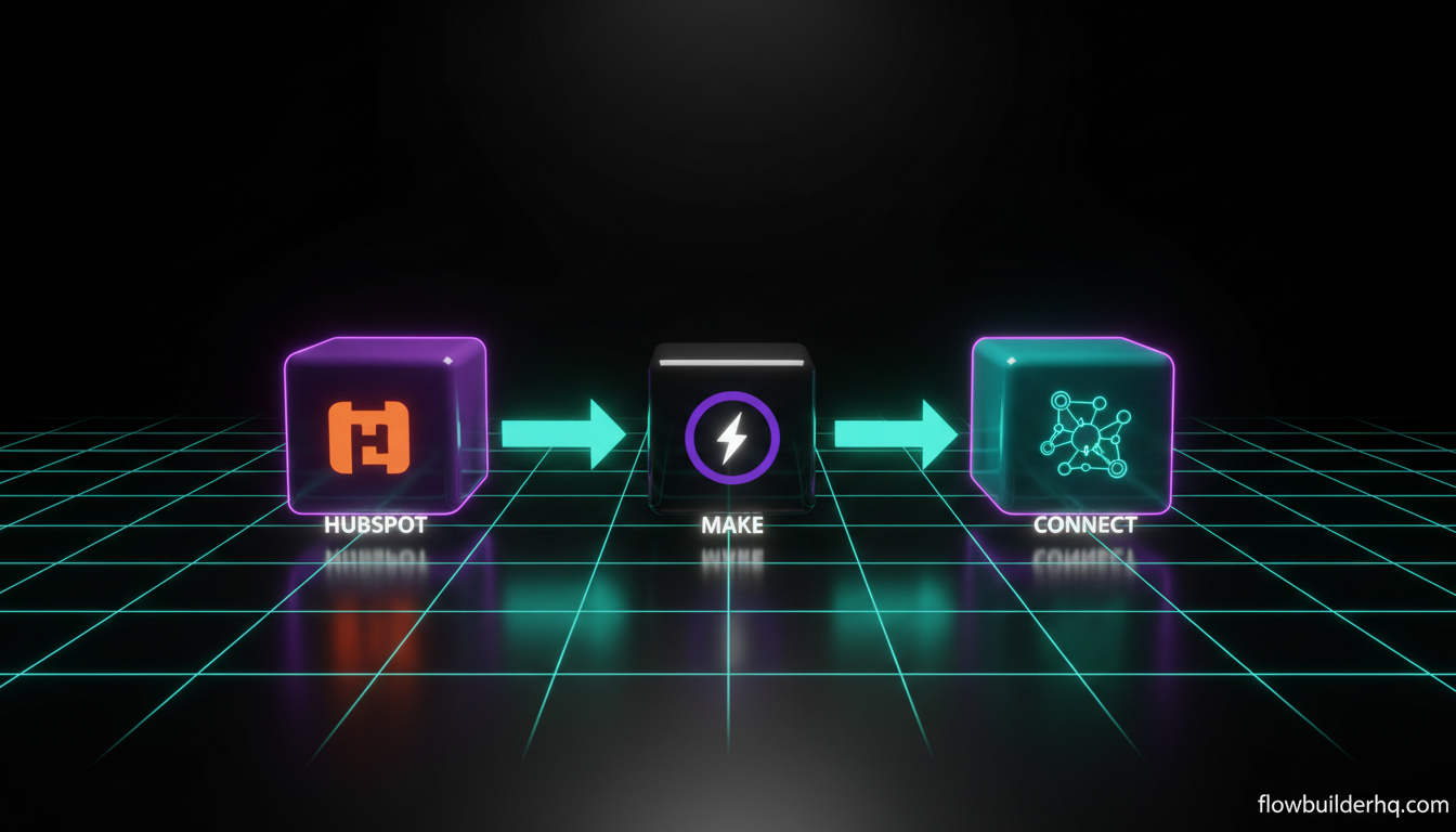 how to connect make.com to hubspot