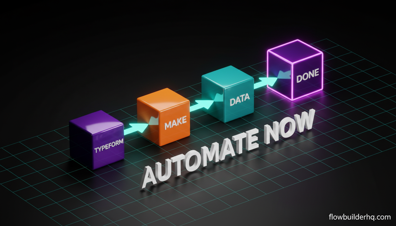 how to automate typeform responses with make.com