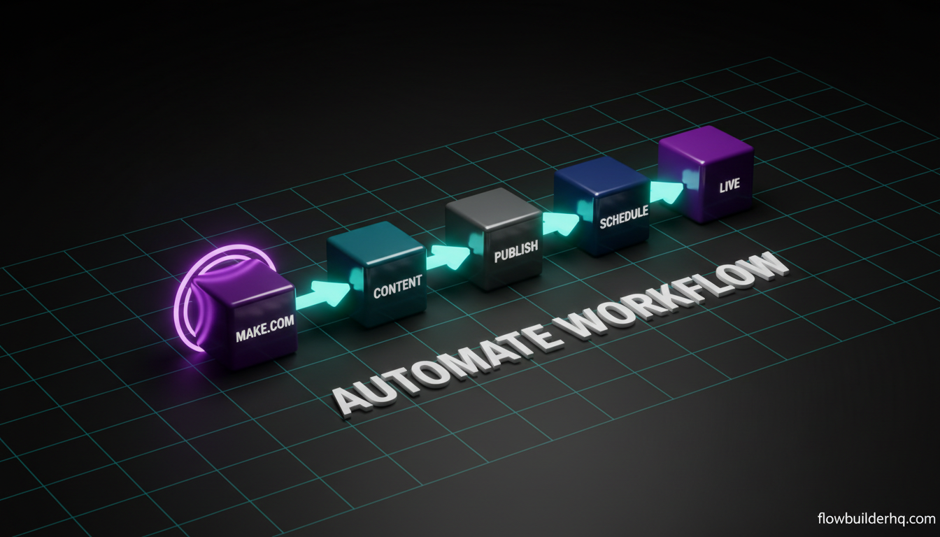 make.com for content creators: automate your publishing workflow