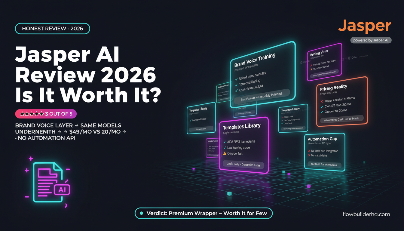 Jasper AI Review 2026: Is It Worth It When ChatGPT and Claude Exist?