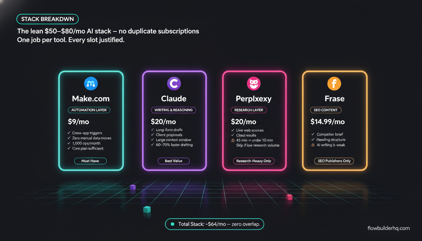 AI tools for solopreneur productivity ranked by ROI — what's worth paying for in 2026