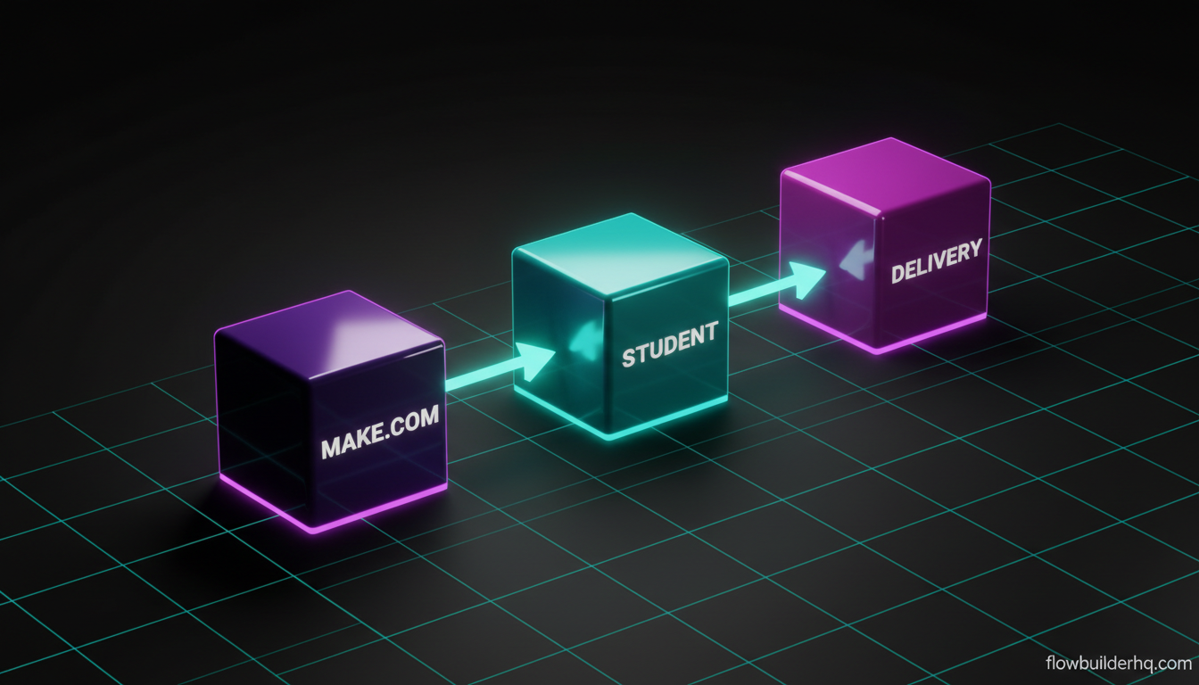 make.com for course creators: automate student onboarding and delivery