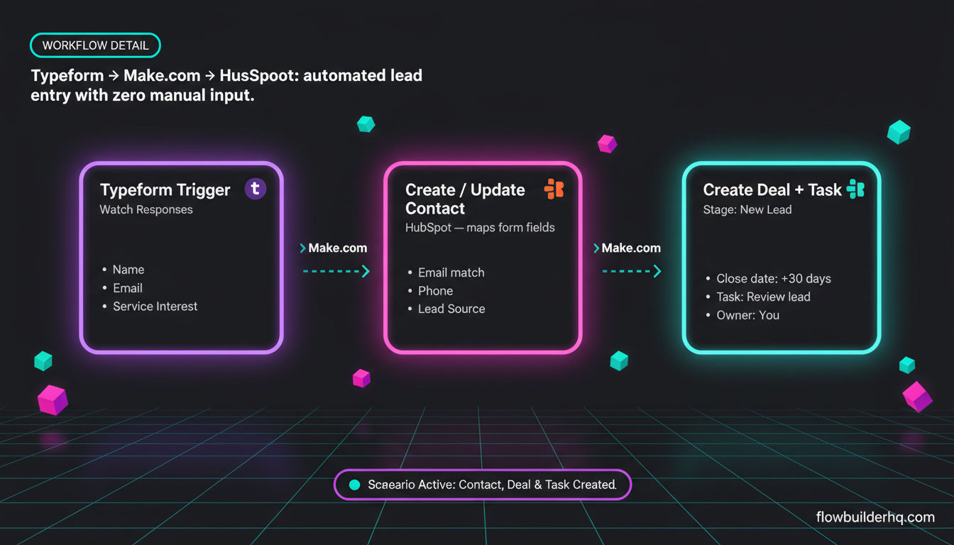 How to track leads in HubSpot free CRM without a sales team — solo operator pipeline setup