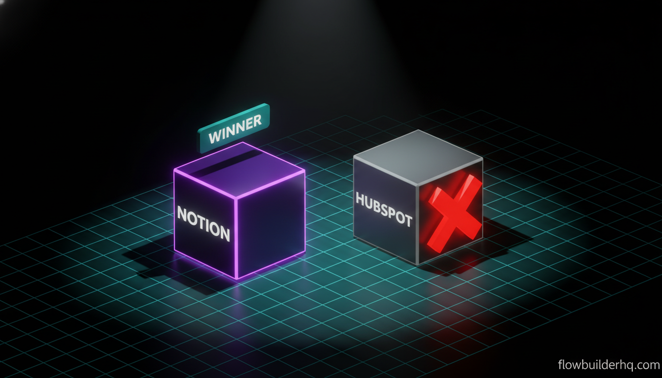 notion crm vs hubspot free for solopreneurs: which actually works