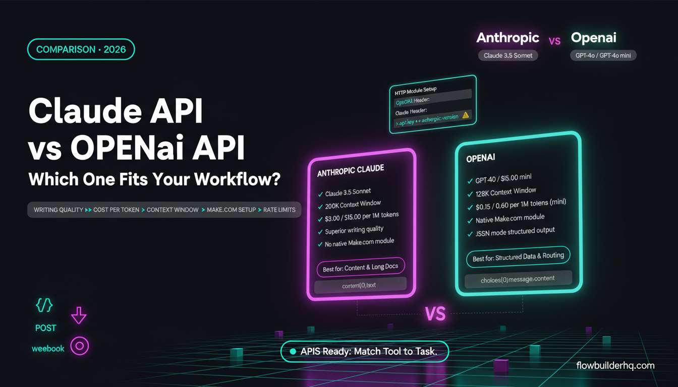 anthropic claude api vs openai api