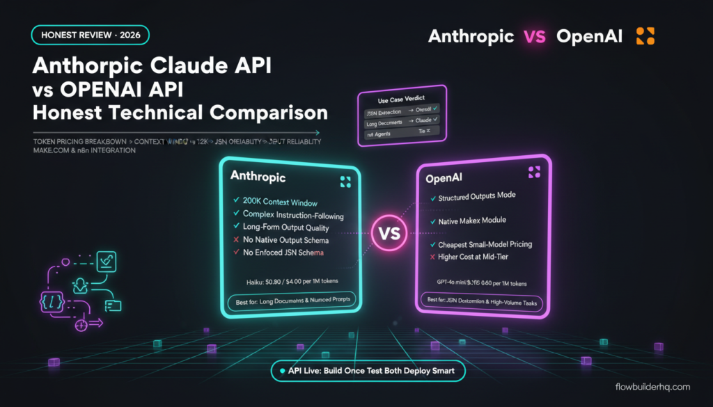 anthropic claude api vs openai api