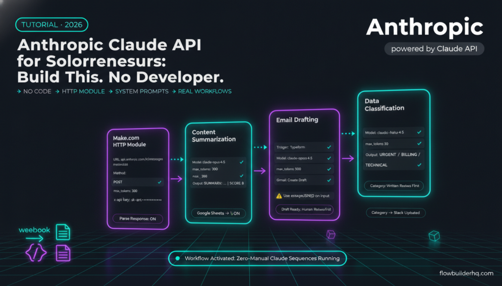 anthropic claude api for solopreneurs