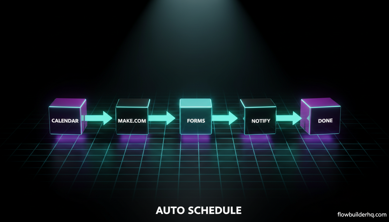 how to automate appointment scheduling with make.com