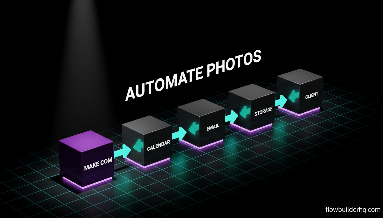 make.com for photographers: automate client delivery and booking workflows