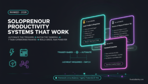 solopreneur productivity systems that actually work