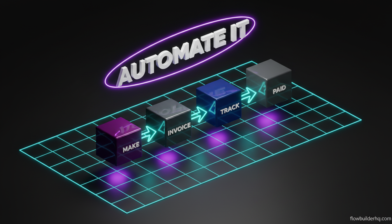 how to automate your solopreneur invoice and payment tracking with make.com