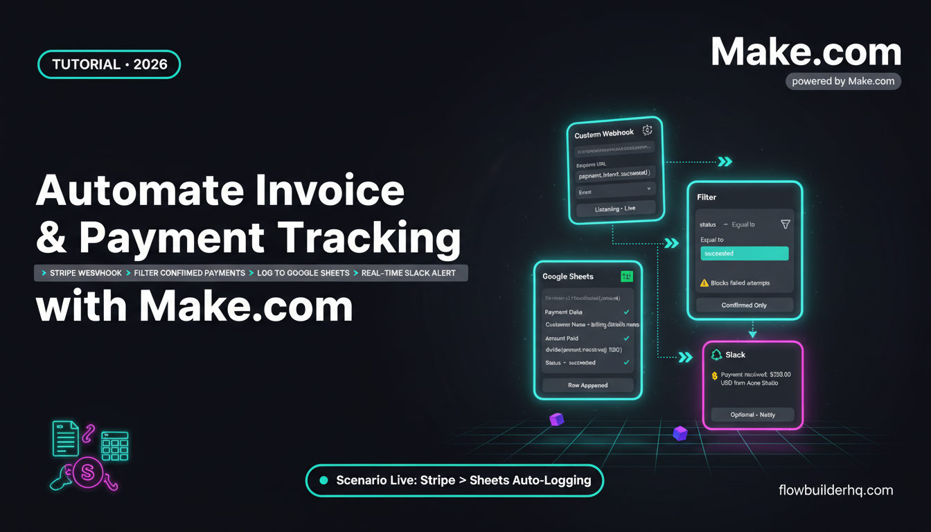 automate your solopreneur invoice and payment tracking with make.com